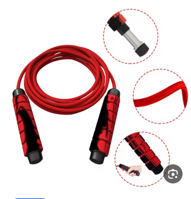 حبل نط مع ثقات مع عداد الكتروني